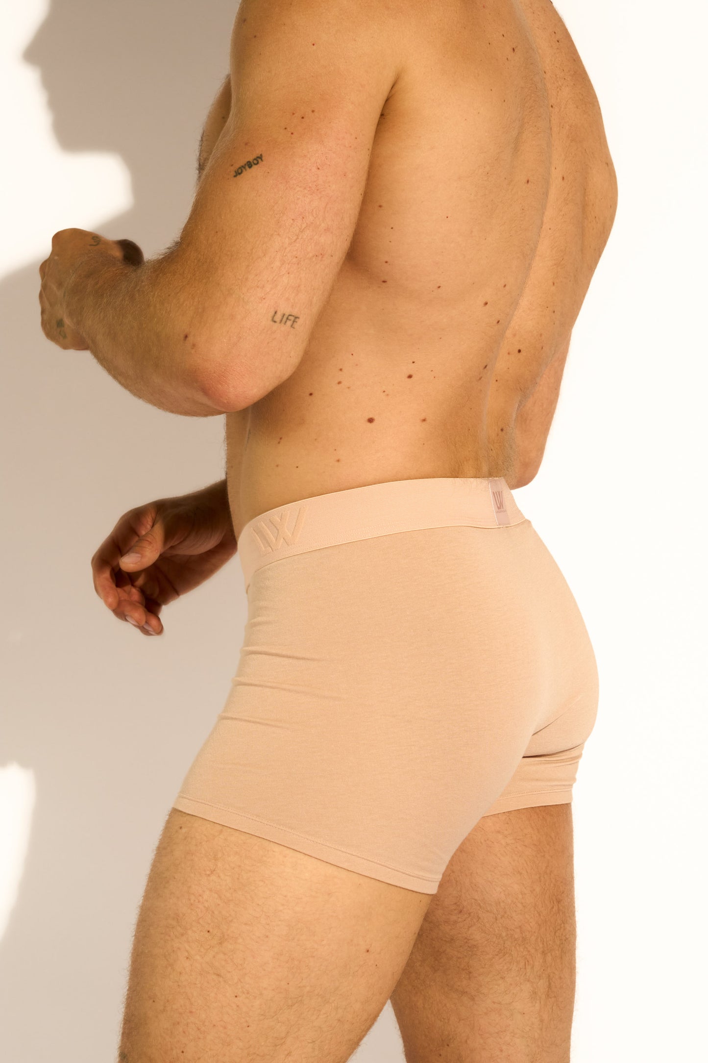 SKIN BOXER BRIEF - TOASTED ALMOND