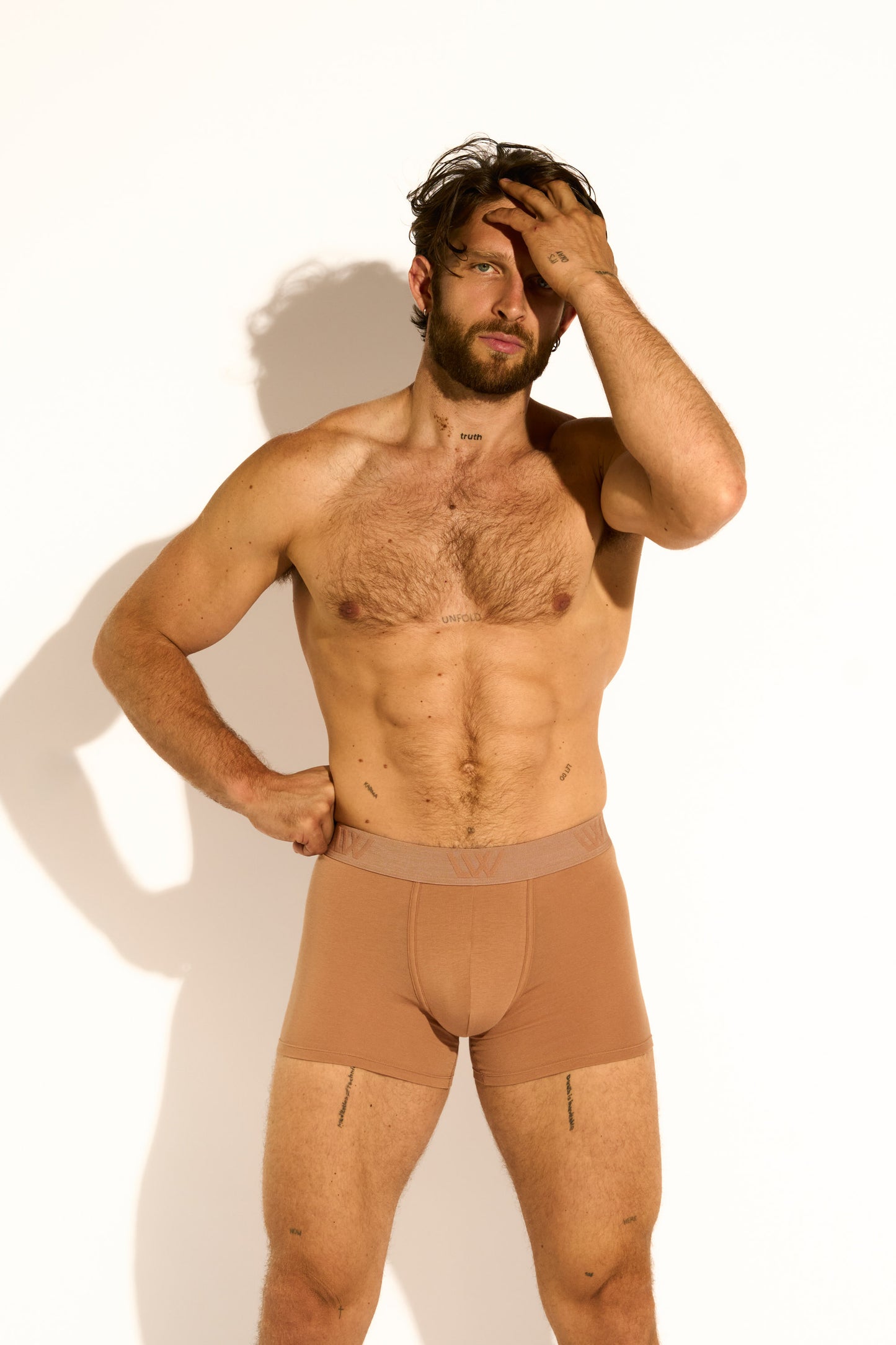 SKIN BOXER BRIEF - MACCHIATO