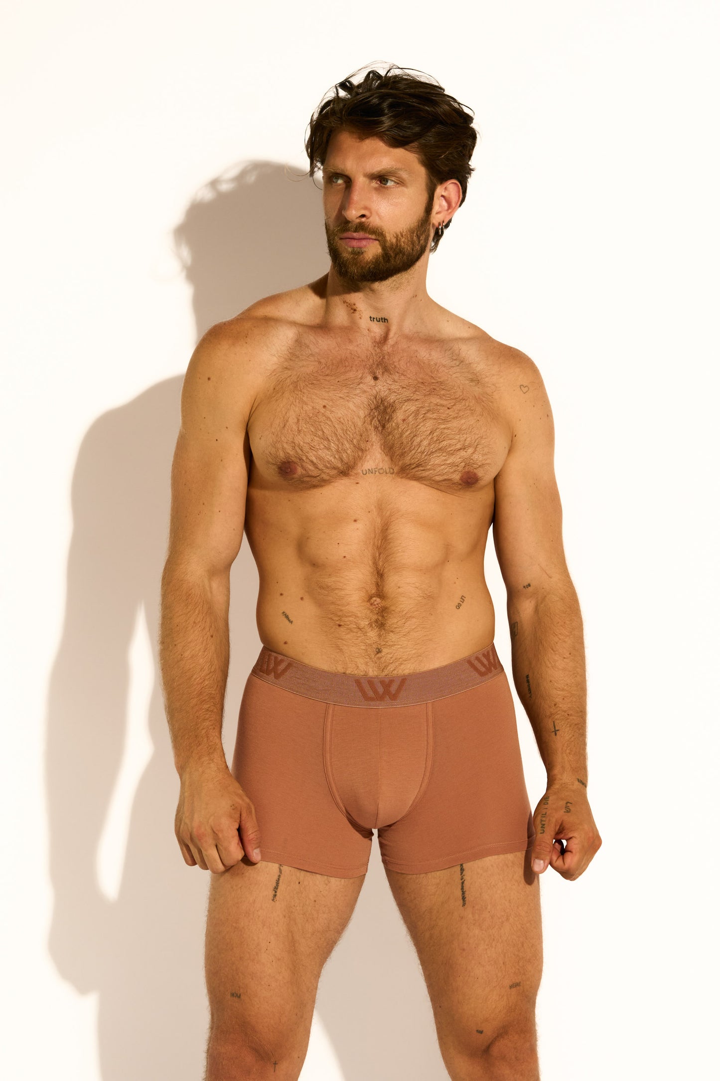 SKIN BOXER BRIEF - MOCHA