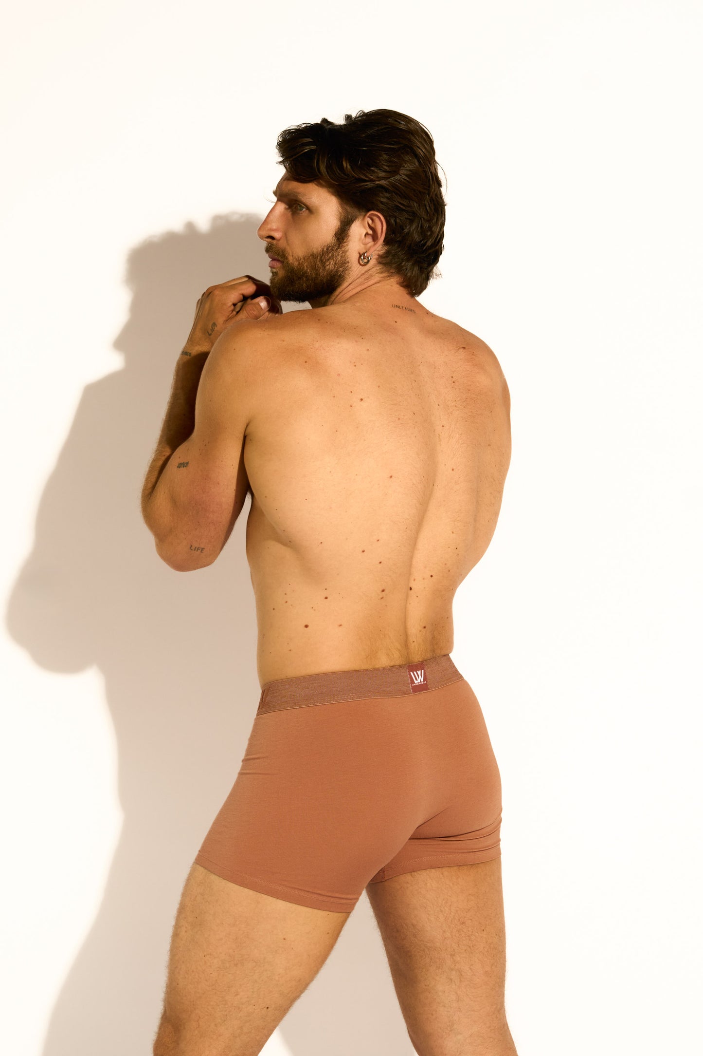 SKIN BOXER BRIEF - MOCHA