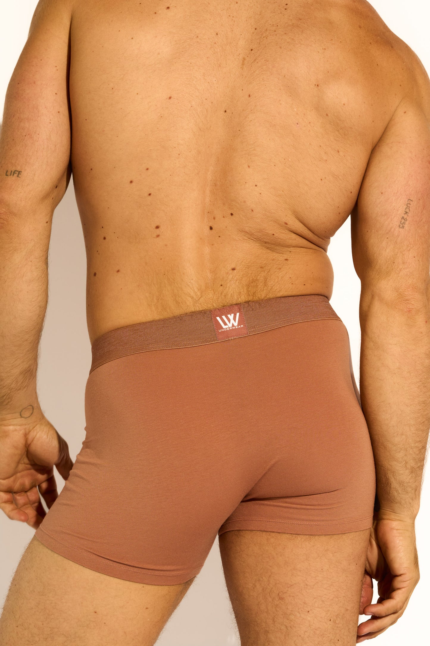 SKIN BOXER BRIEF - MOCHA