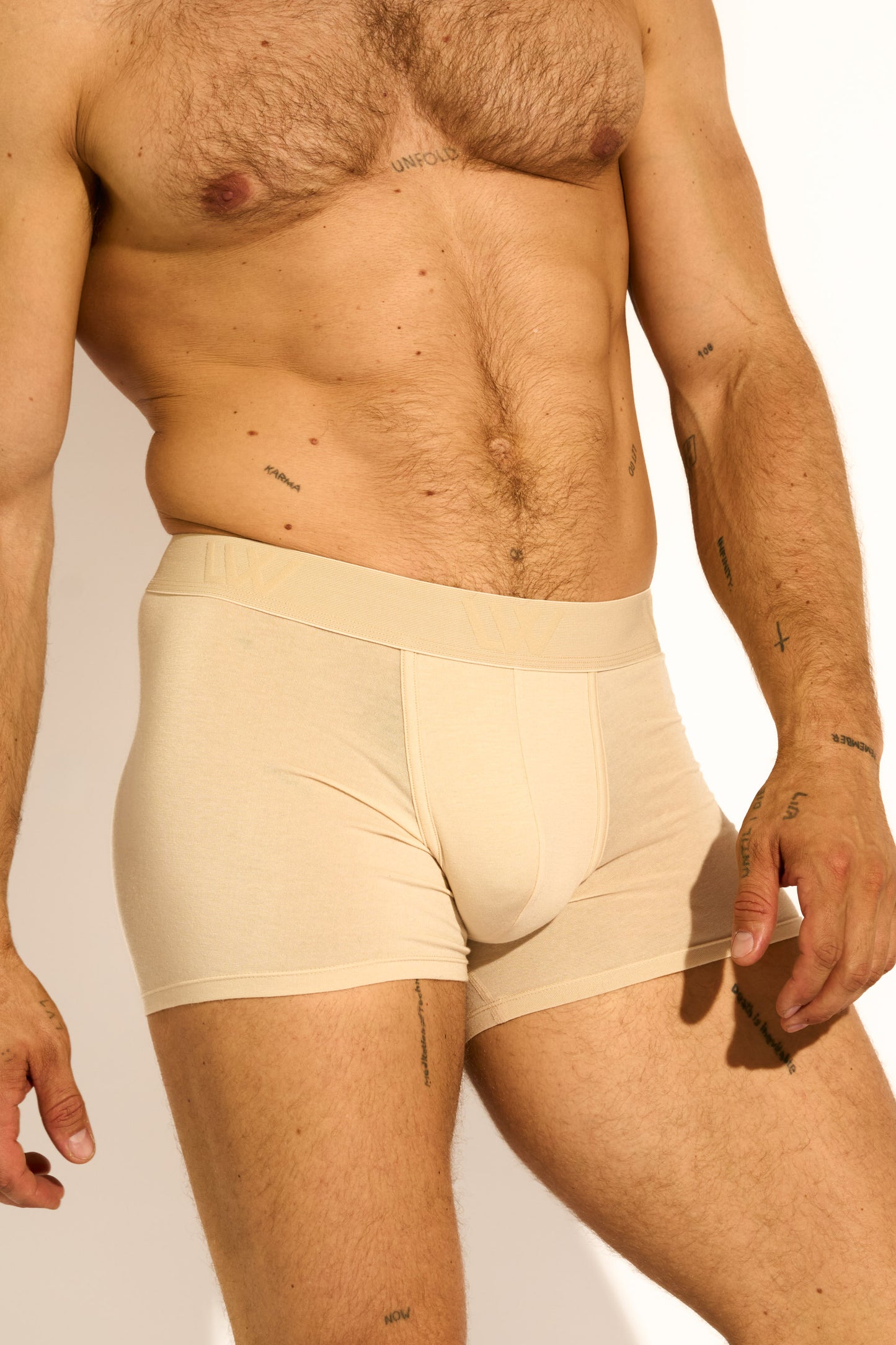 SKIN BOXER BRIEF - IVORY