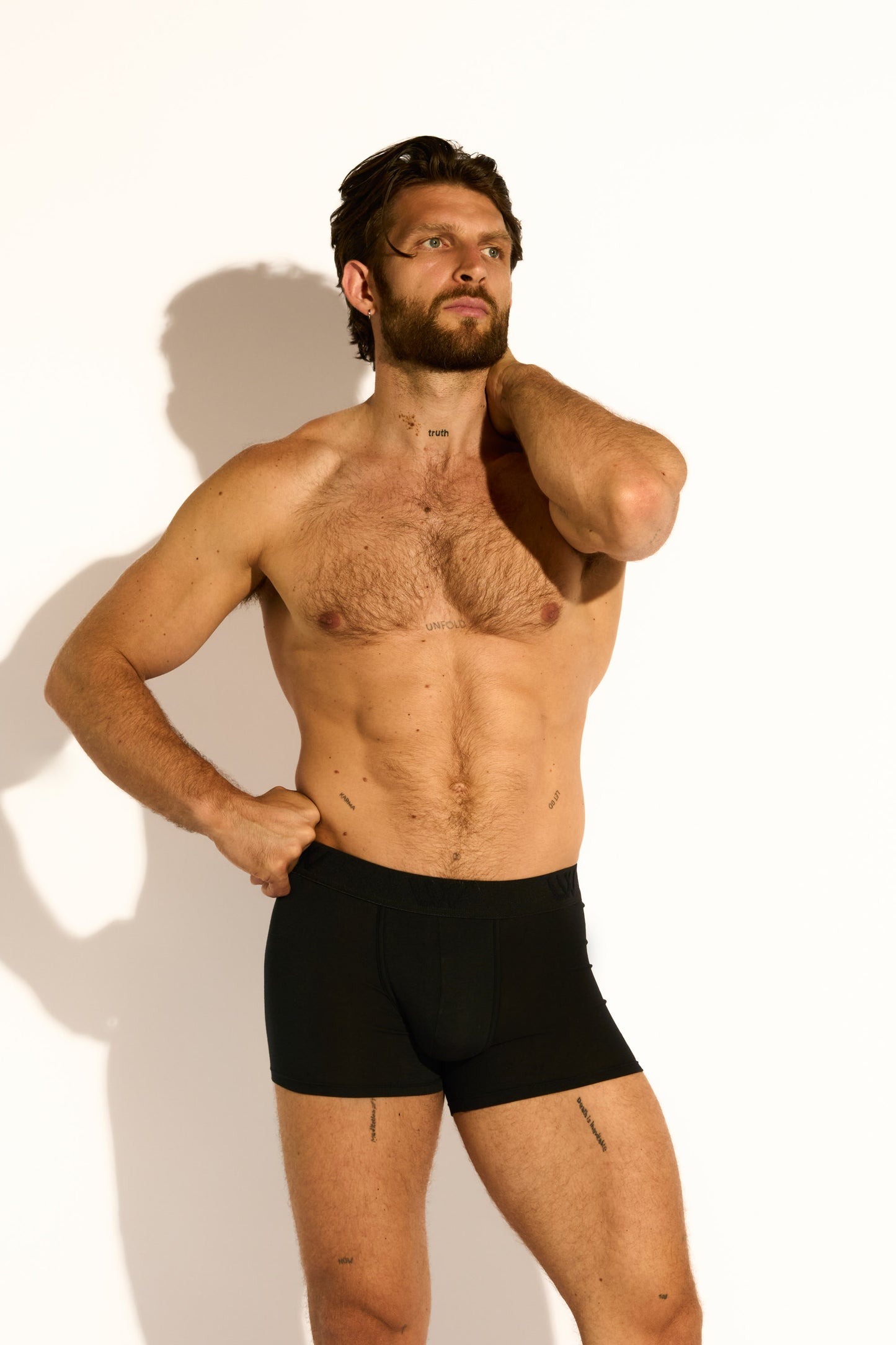 SKIN BOXER BRIEF - BLACK