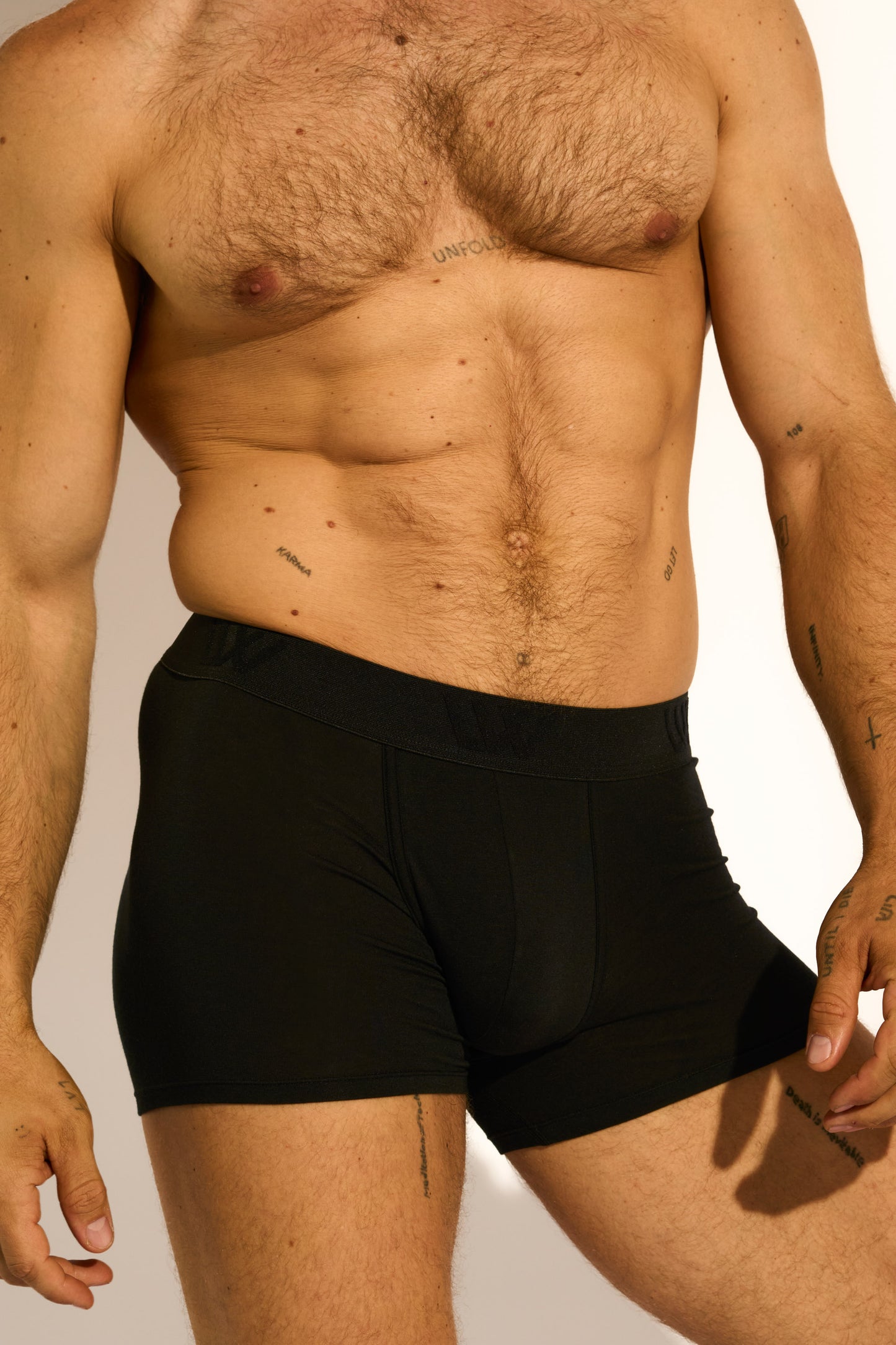 SKIN BOXER BRIEF - BLACK