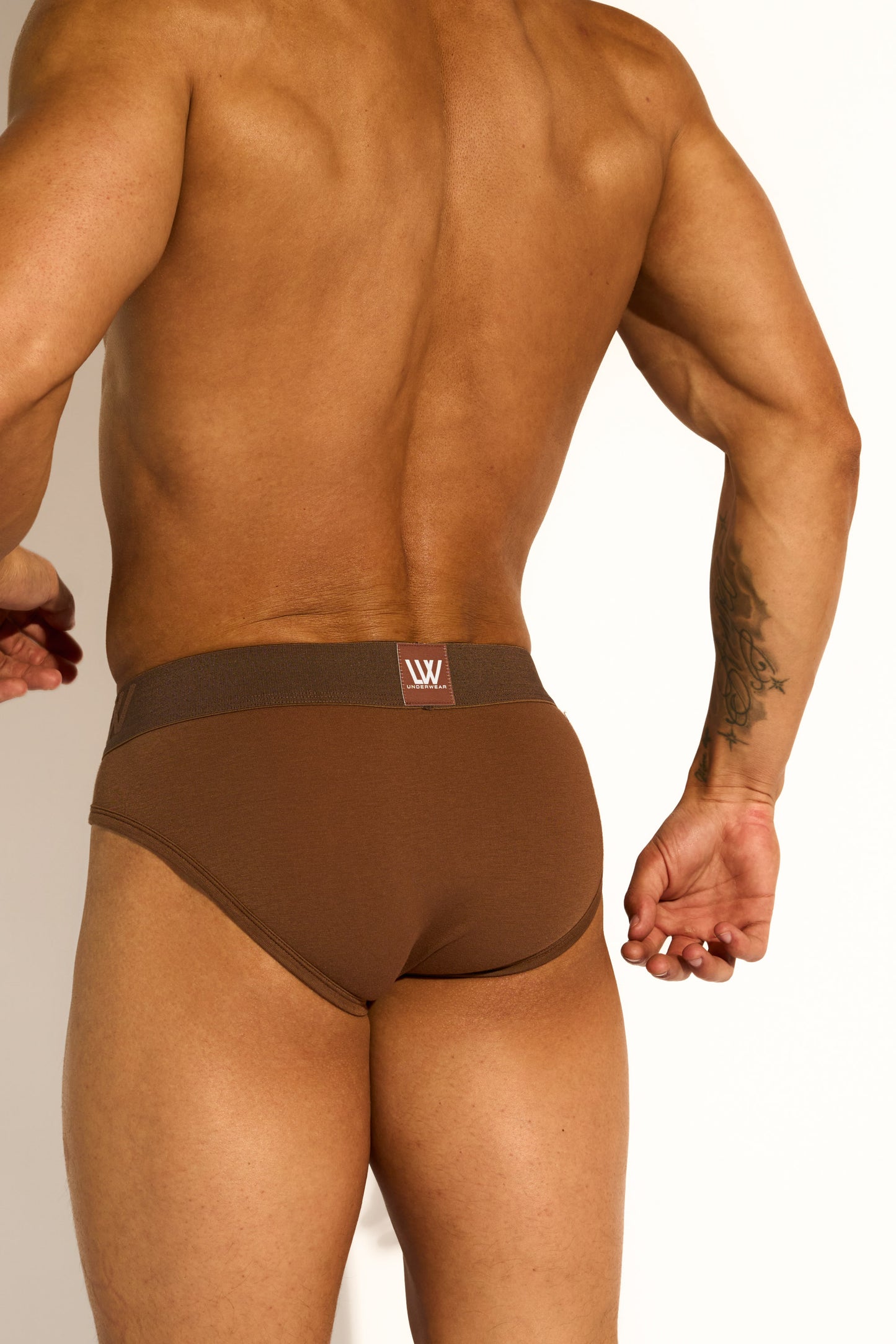 SKIN BIKINI BRIEF - CACAO BROWN