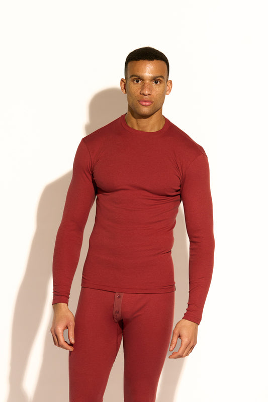 ESSENTIAL LONG SLEEVE TEE - BRANDY SNIFTER