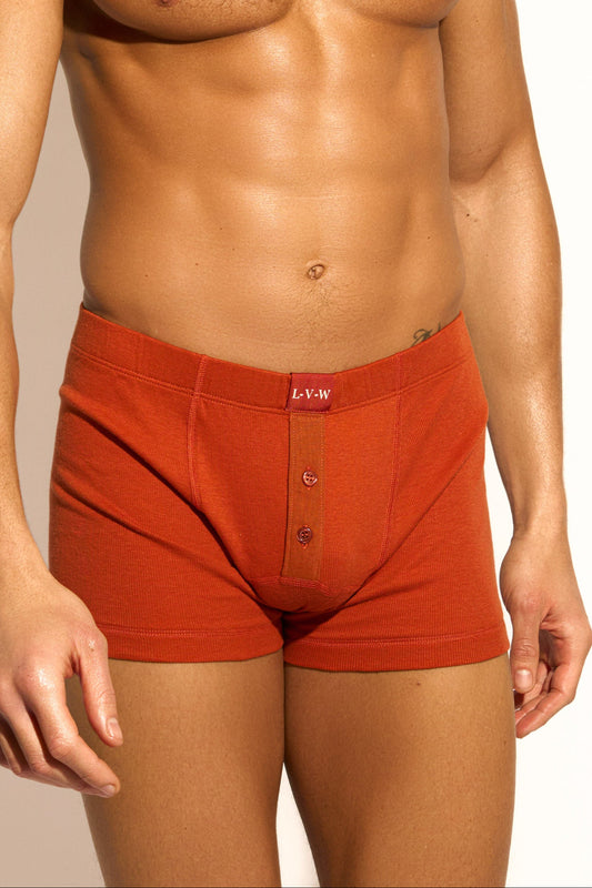 ESSENTIAL BOXER BRIEF BUTTONS - CINNAMON