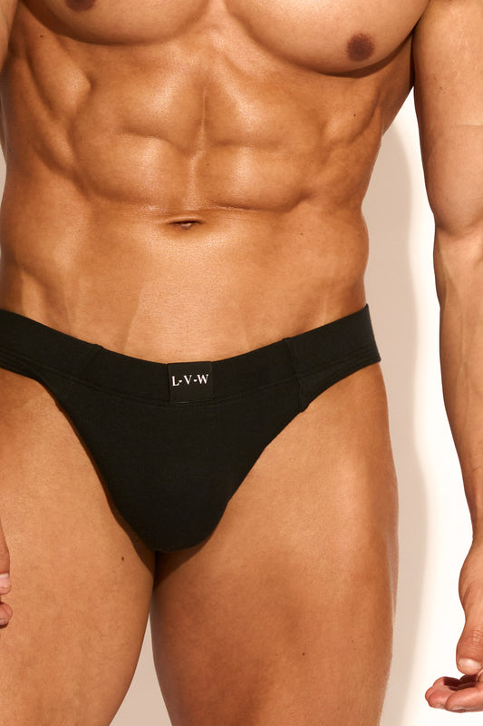 ESSENTIAL BIKINI BRIEF - BLACK