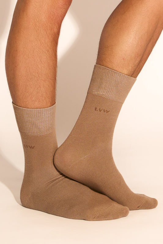 CASUAL SOCKS - LIGHT TAUPE