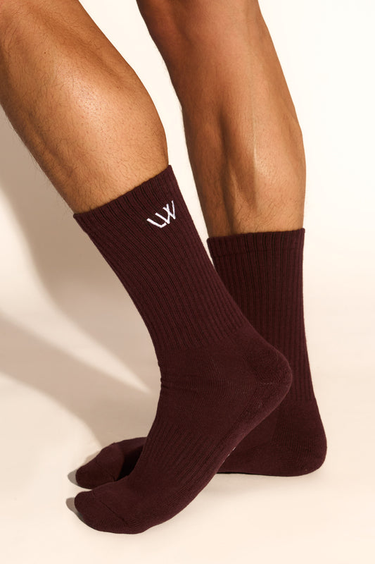 SPORT SOCKS - WINE
