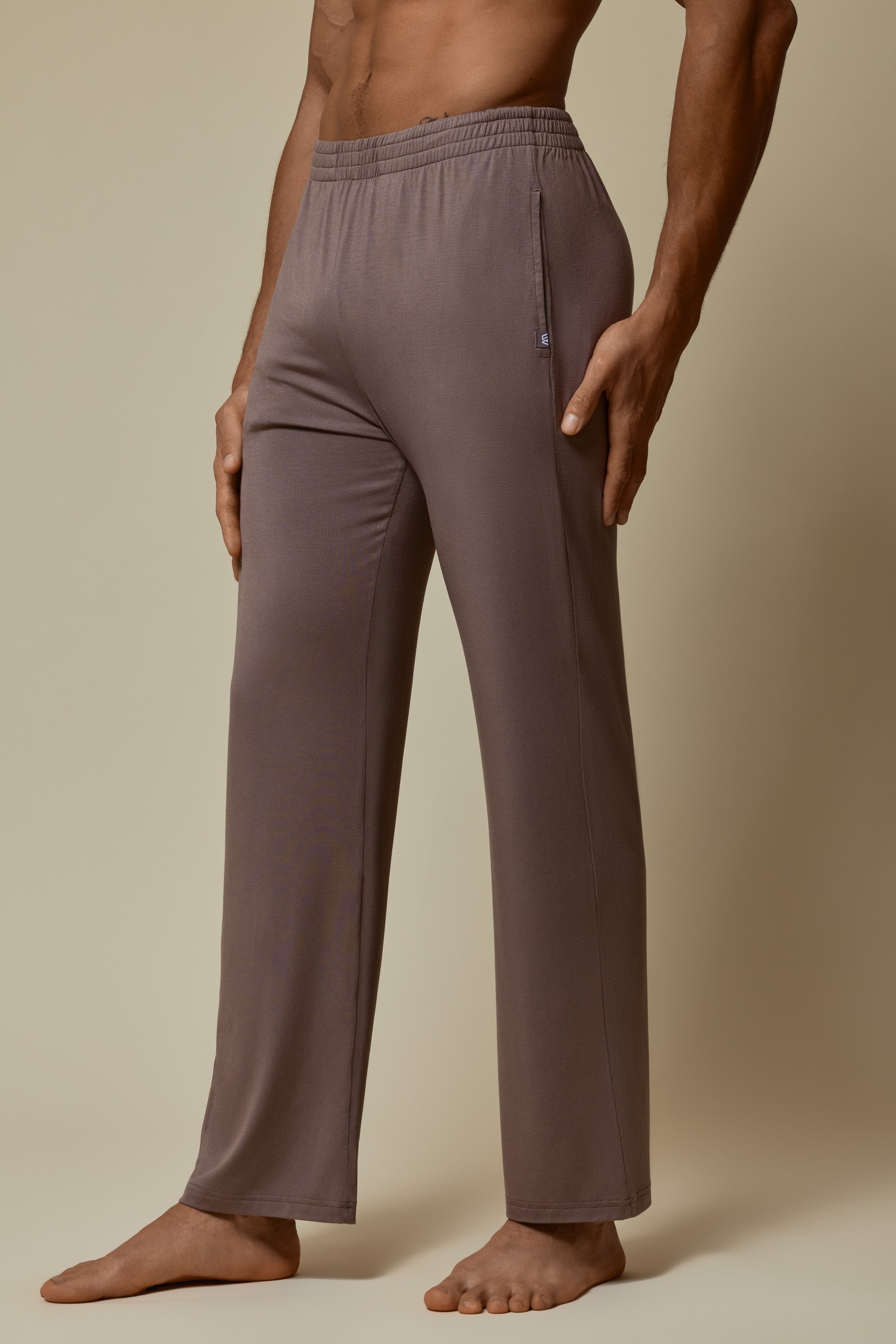 SECOND SKIN LOUNGE PANT - DEEP TAUPE