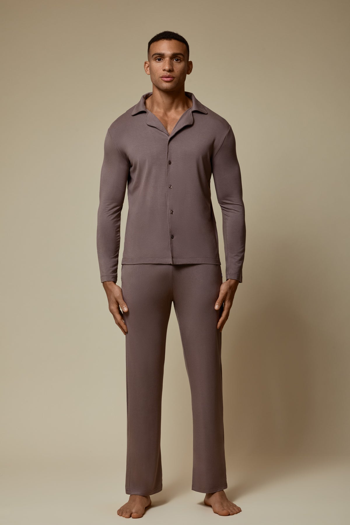 SECOND SKIN LOUNGE PANT - DEEP TAUPE