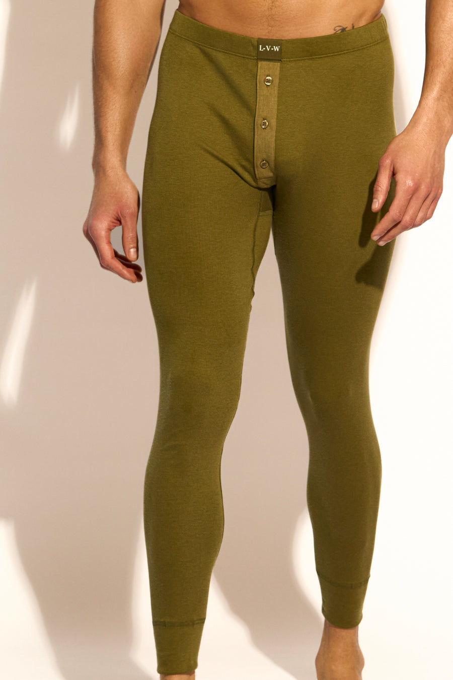 ESSENTIAL LONG JOHN - OLIVE