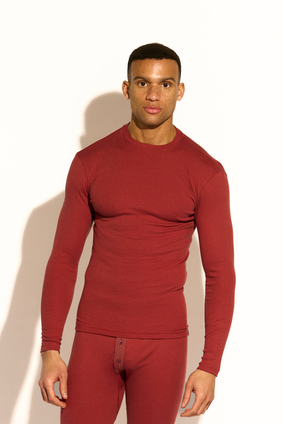 ESSENTIAL LONG SLEEVE TEE - BRANDY SNIFTER
