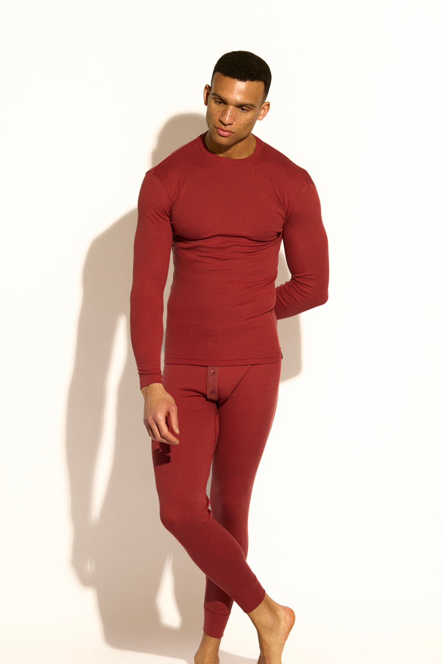 ESSENTIAL LONG SLEEVE TEE - BRANDY SNIFTER