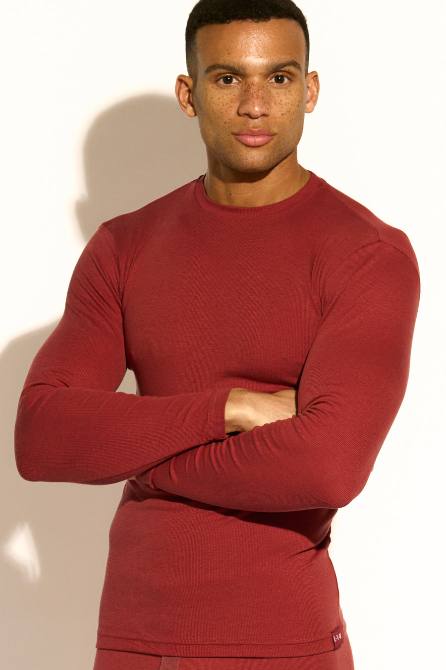 ESSENTIAL LONG SLEEVE TEE - BRANDY SNIFTER
