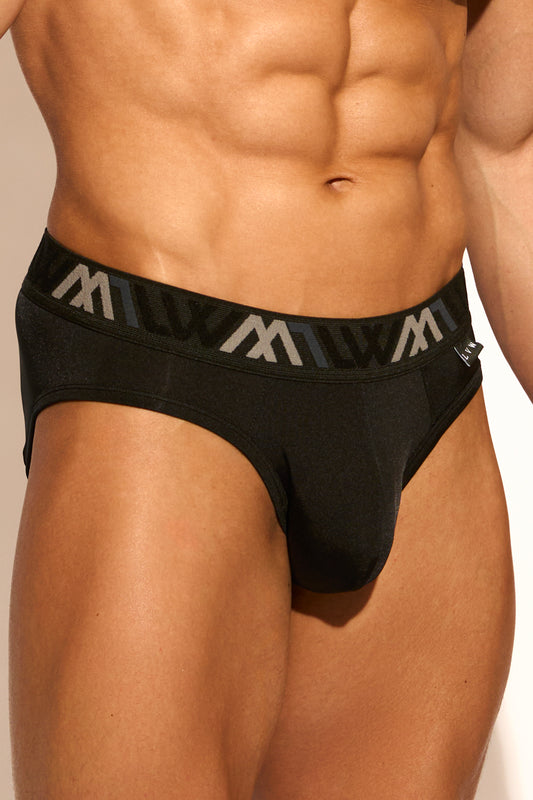 SIGNATURE BIKINI BRIEF - BLACK