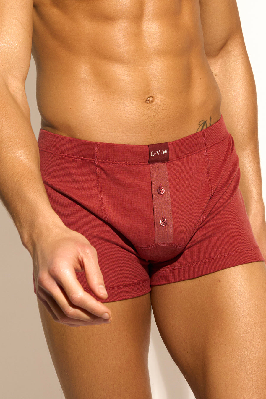 ESSENTIAL BOXER BRIEF BUTTONS - BRANDY SNIFTER
