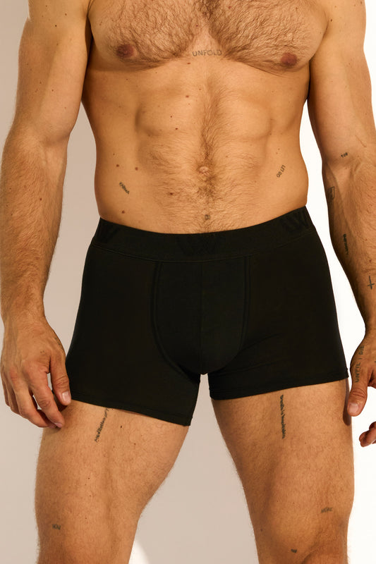 SKIN BOXER BRIEF - BLACK