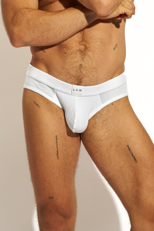 ESSENTIAL EXCLUSIVE BIKINI BRIEF - WHITE