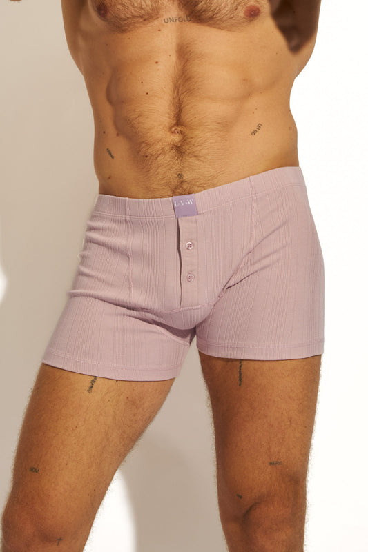 ESSENTIAL EXCLUSIVE BOXER BRIEF BUTTONS - PASTEL PURPLE