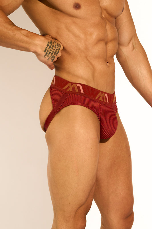 SIGNATURE EXCLUSIVE JOCKSTRAP - BURGUNDY