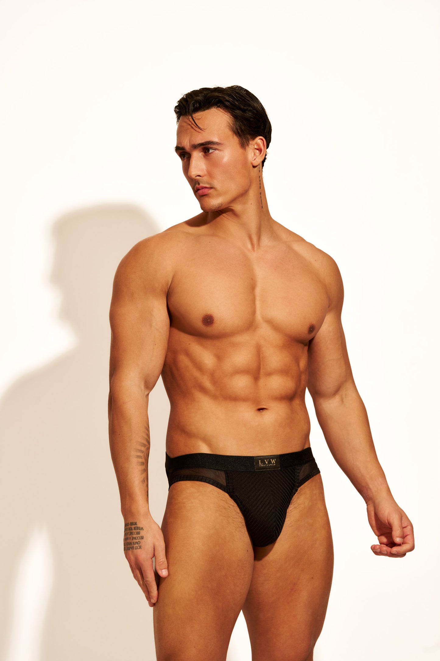 ALLURING MESH JOCKSTRAP - BLACK