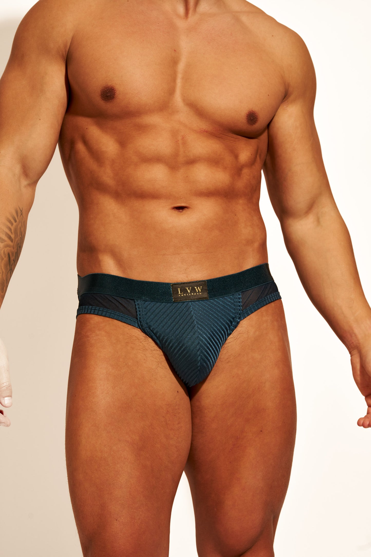 ALLURING MESH JOCKSTRAP - FRENCH NAVY