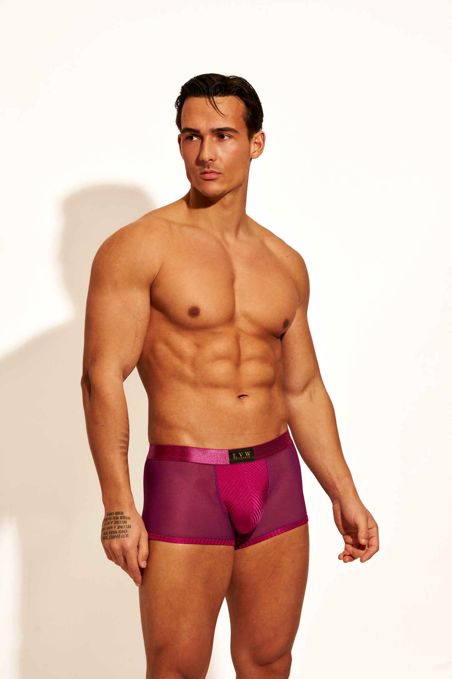 ALLURING MESH TRUNK - ROSE VIOLET