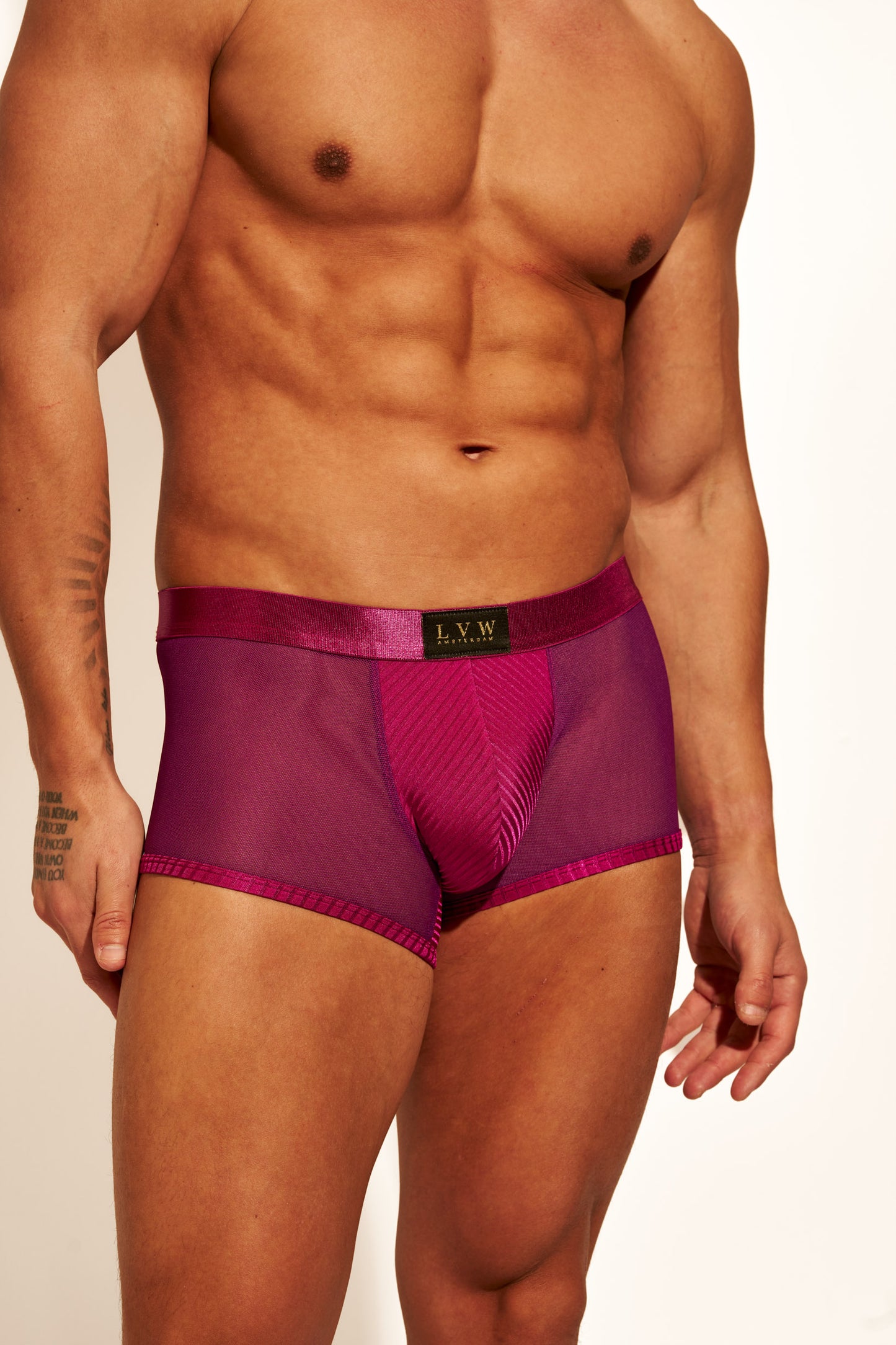 ALLURING MESH TRUNK - ROSE VIOLET
