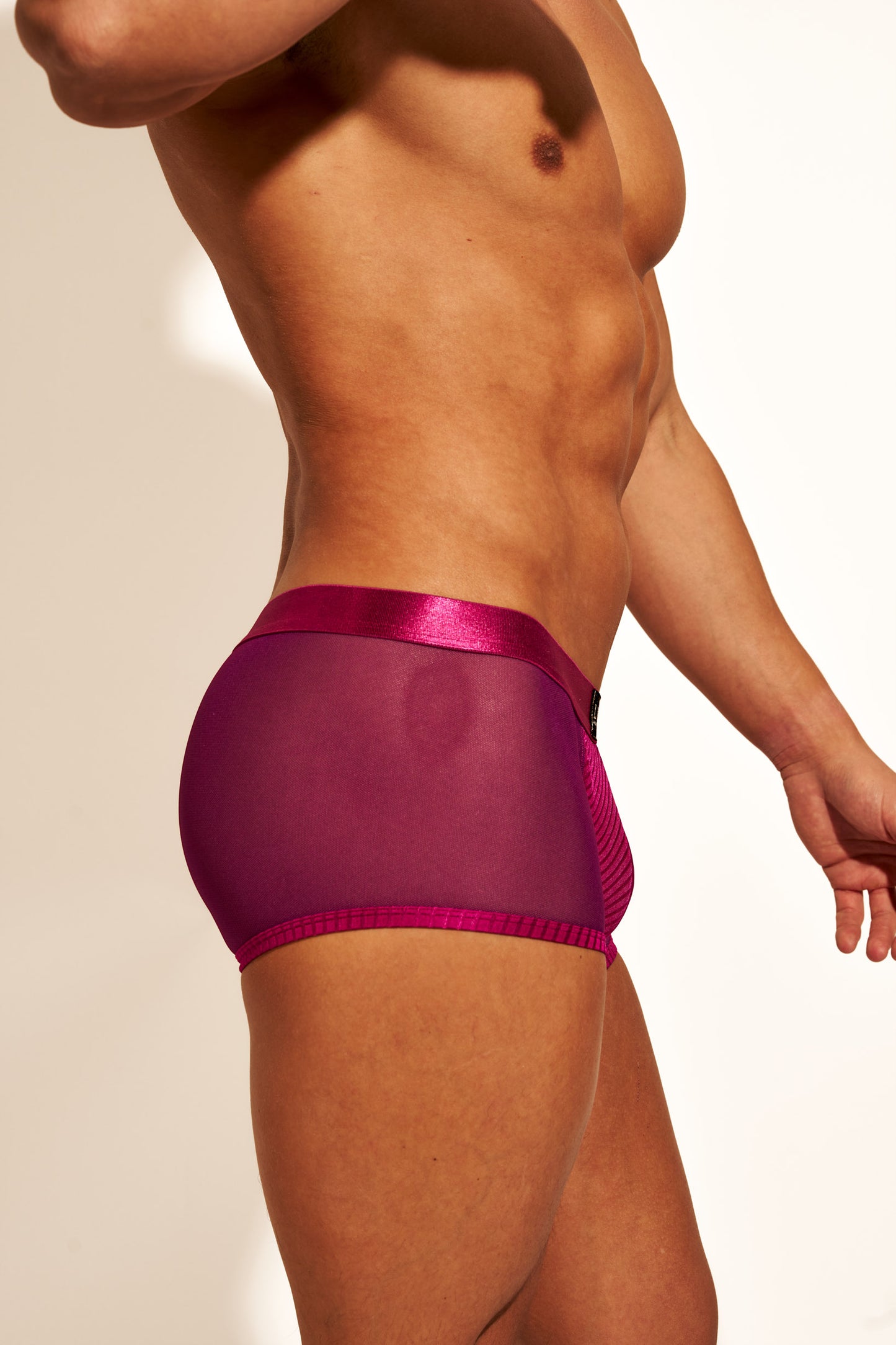 ALLURING MESH TRUNK - ROSE VIOLET