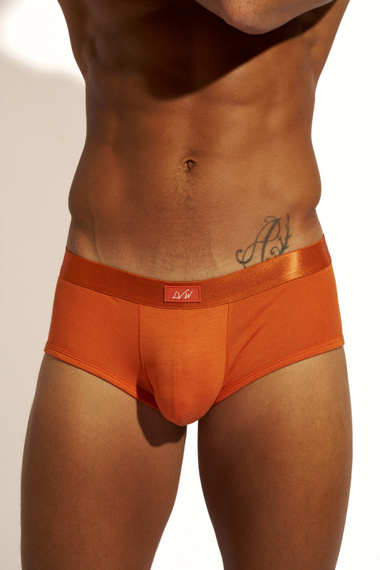 MINIMALISTIC SILK HYBRID TRUNK - BURNT ORANGE
