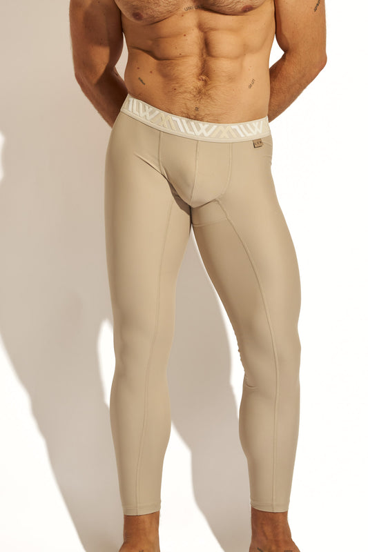 SIGNATURE LEGGING COMPRESSION - CAMEL