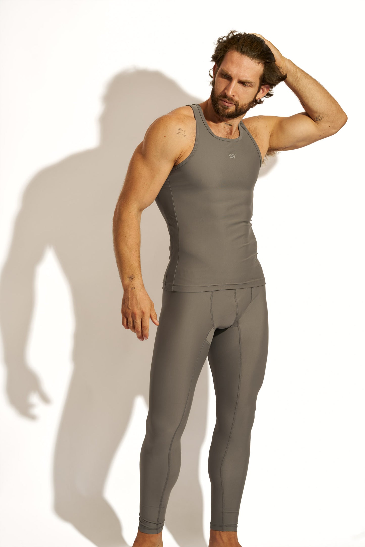 SIGNATURE TANK TOP SLIM FIT - DARK GRAY