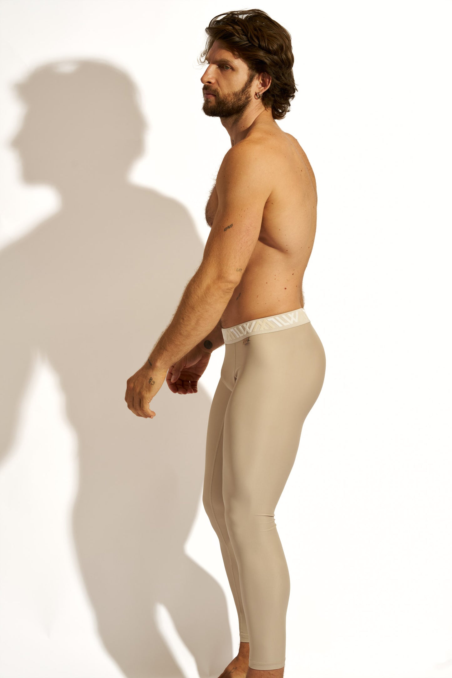 SIGNATURE LEGGING COMPRESSION - CAMEL
