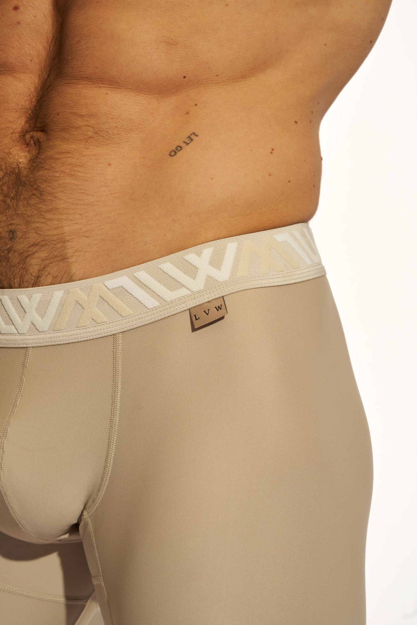 SIGNATURE LEGGING COMPRESSION - CAMEL