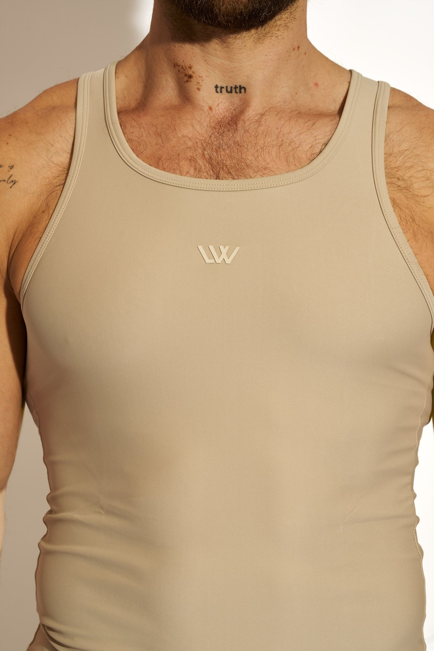 SIGNATURE TANK TOP SLIM FIT - CAMEL