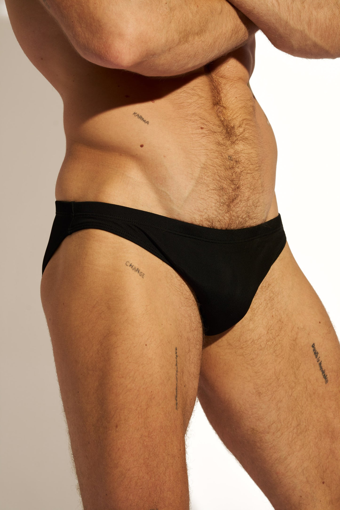 GOLD MICRO BRIEF - BLACK