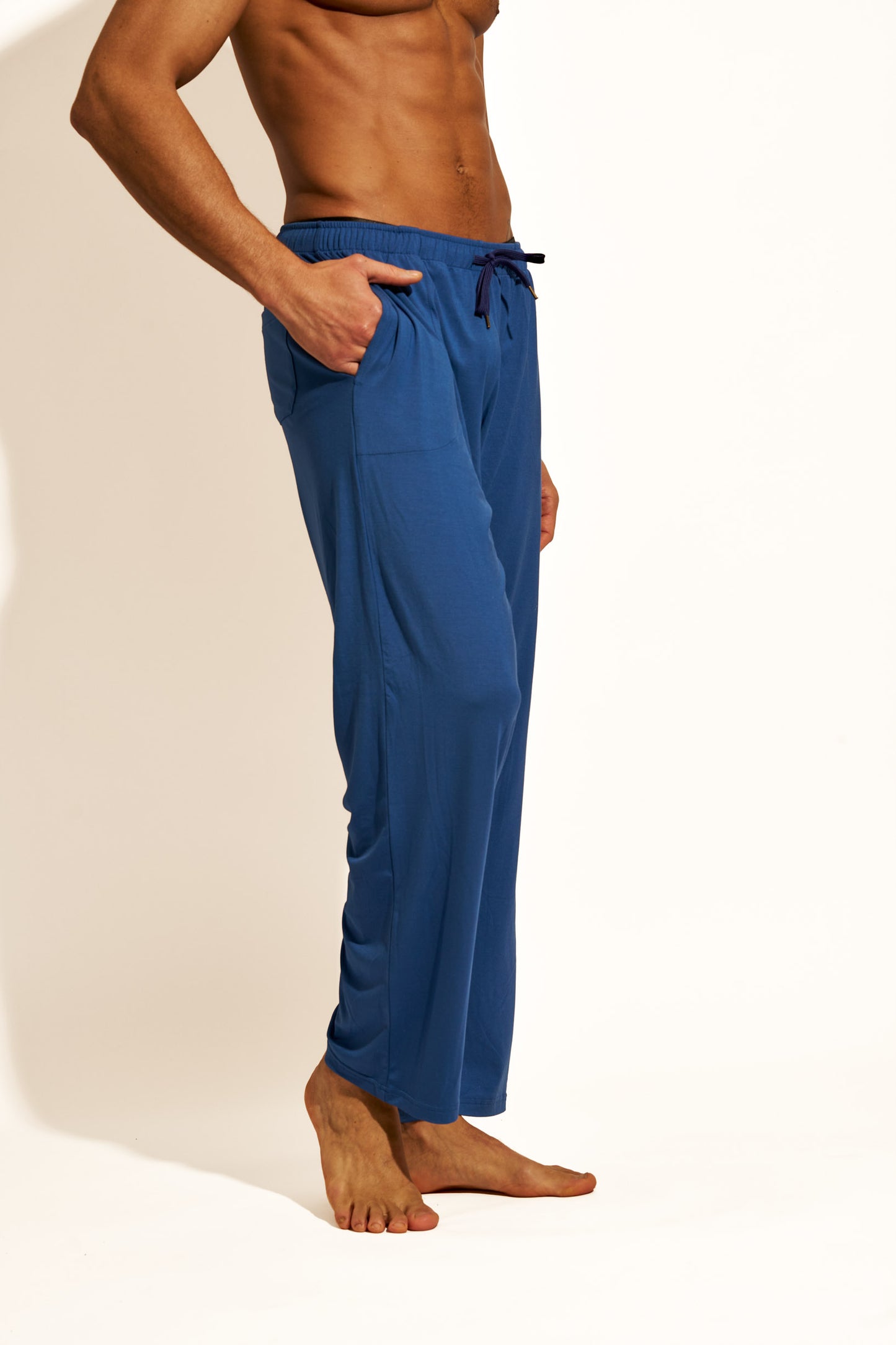 PREMIUM LOUNGEWEAR PANTS RELAXED FIT - NAVY BLUE