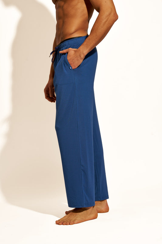 PREMIUM LOUNGEWEAR PANTS RELAXED FIT - NAVY BLUE