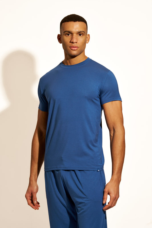 PREMIUM LOUNGEWEAR T-SHIRT - NAVY BLUE