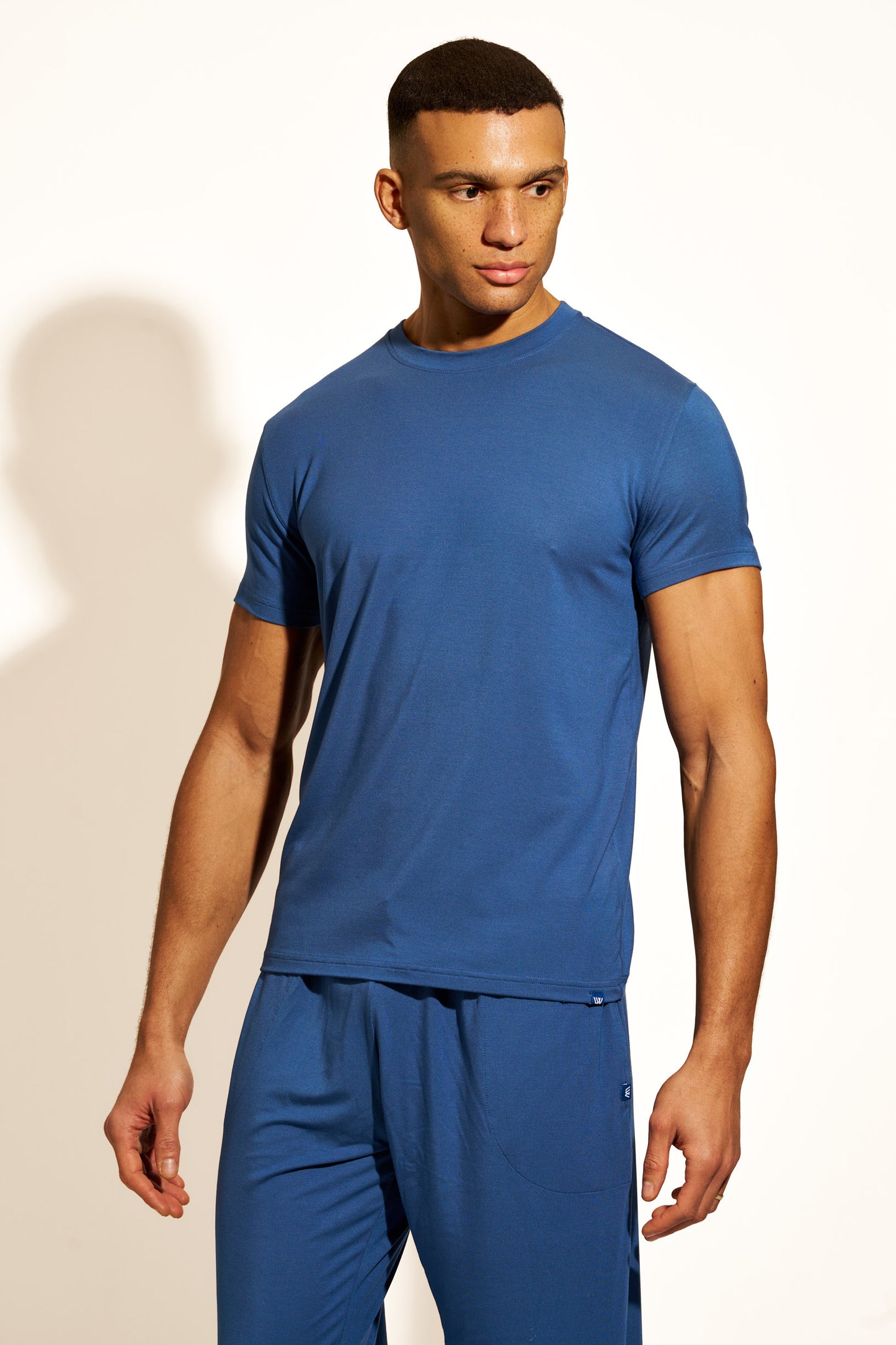 PREMIUM LOUNGEWEAR T-SHIRT - NAVY BLUE