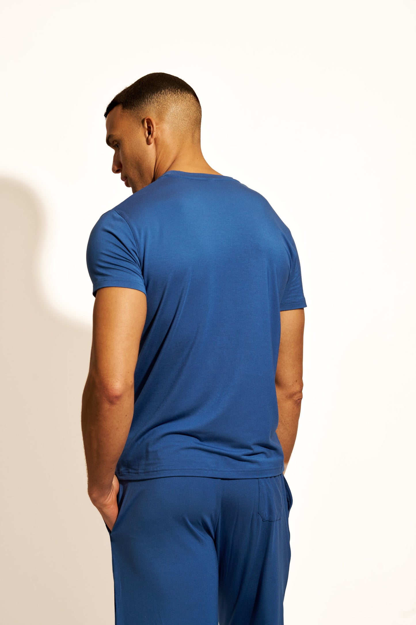 PREMIUM LOUNGEWEAR T-SHIRT - NAVY BLUE