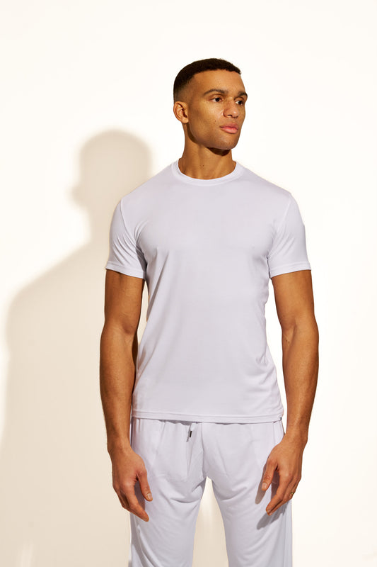 PREMIUM LOUNGEWEAR T-SHIRT - WHITE