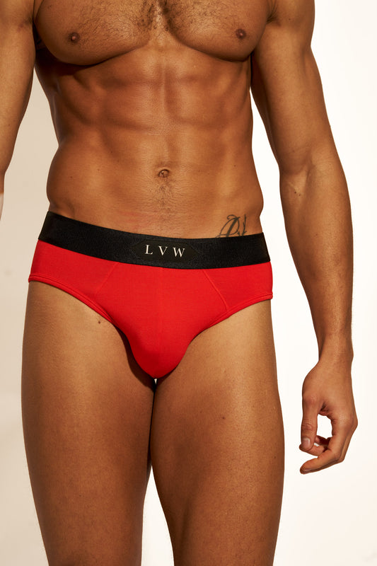 PREMIUM BRIEF - FIERY RED