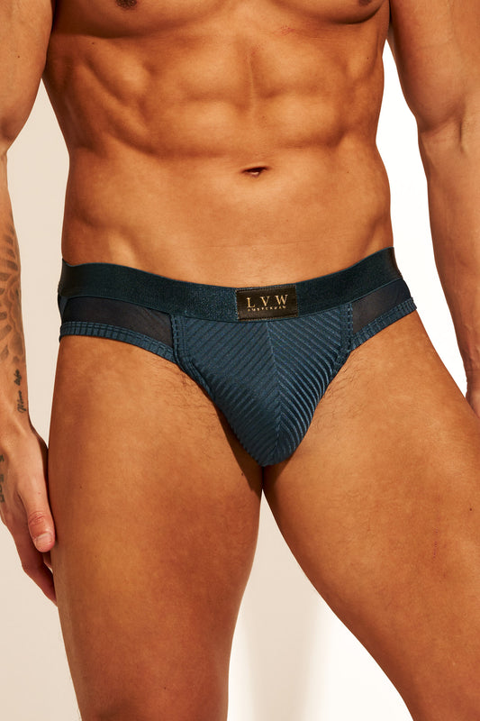 ALLURING MESH JOCKSTRAP - FRENCH NAVY