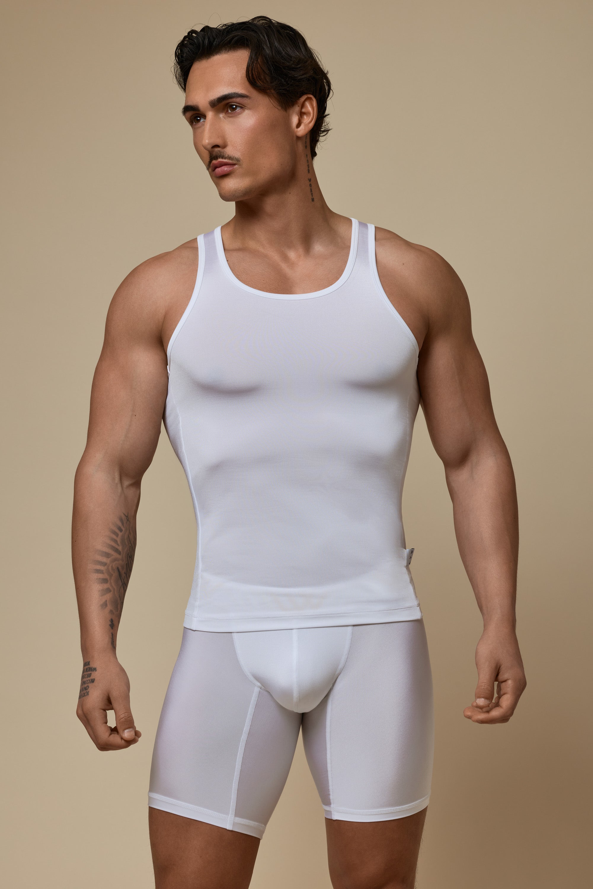 VISIBLY TANKTOP RENEW SHINE - WHITE
